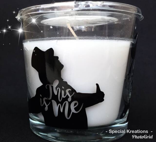 Greatest Showman Candle. Mothers Day. Birthday. Wedding. Anniversary. Friendship - image 1