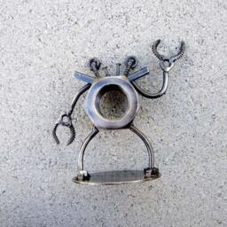 Mr. Crab Metal Sculpture Paper Weight - thumbnail 2