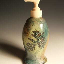 Soap Dispenser Lotion Pump With Ferns - thumbnail 2