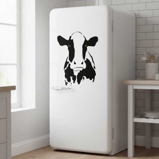 Cow Head Wall Decal Removable Vinyl Farmhouse Decor - image 1