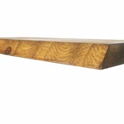 Handmade Live Edge Wood Shelf - Reclaimed Timber Scaffold Board - thumbnail 2
