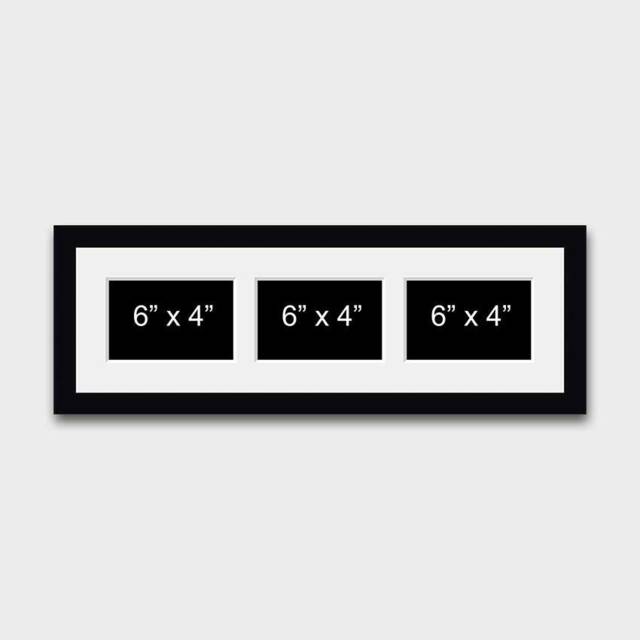 "Multi Photo Picture Frame - Holds 3 6"" X 4" - image 1
