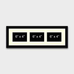 "Multi Photo Picture Frame - Holds 3 6"" X 4" - thumbnail 2