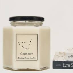 Capricorn Star Sign Scented Candle, Zodiac Constellation Astrology Gift, Horoscope Birthday Candles, Astronomy - thumbnail 2