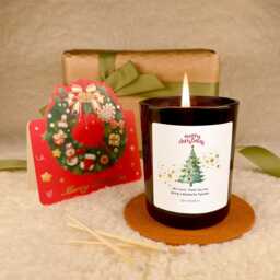 Personalised Thank You Teacher Christmas Candle Gift, Appreciation Xmas Present, Childminder Keepsake - thumbnail 3