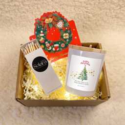 Personalised Thank You Teacher Christmas Candle Gift, Appreciation Xmas Present, Childminder Keepsake - thumbnail 1