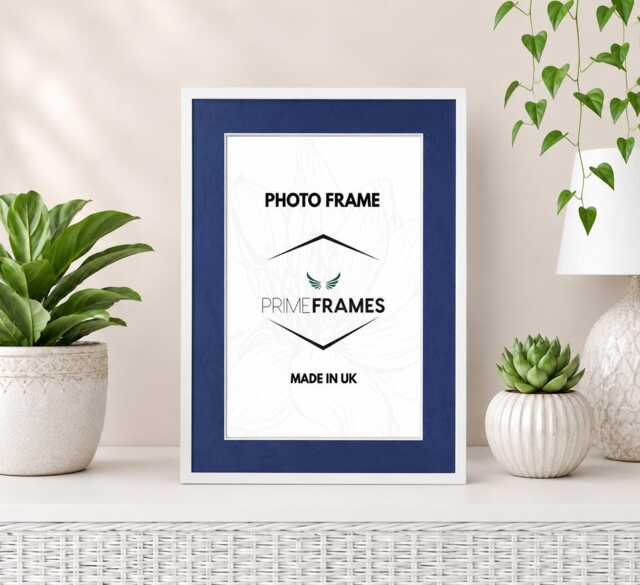 Handmade Mdf White Picture Frame With Different Mounts Photo Poster Frames Wall Art Display Anniversary Gifts - image 1