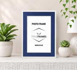 Handmade Mdf White Picture Frame With Different Mounts Photo Poster Frames Wall Art Display Anniversary Gifts