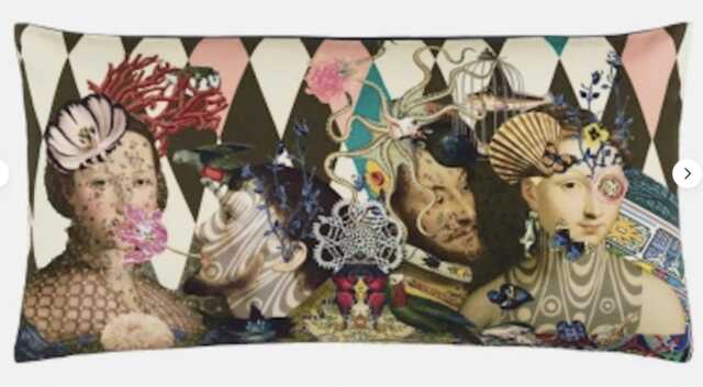 Designer Guild Christian Lacroix The Curieux Argile 60x30cm Bolster Cover - image 1