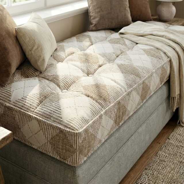 Linen Window Seat Cushion, Indoor French Style Floor Cushion - image 1