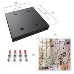 Lineart Key Cabinet For Home, Beige Box Wall, Abstraction, Lovers Of Art & Abstraction - thumbnail 4