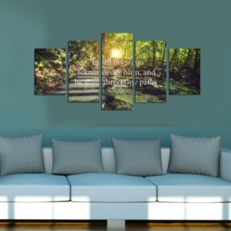Proverbs 36 #2 Kjv in All Thy Ways Acknowledge Him Scripture Art, Framed Bible Verses, Religious Framed Art, Wall Hangings, Christian - thumbnail 3