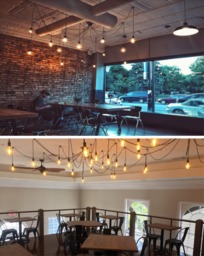 Pendant Swag Chandelier Black Modern Lighting Industrial Hanging Pendants Rustic Lighting Ceiling Fixture Loft Bar Restaurant - thumbnail 1