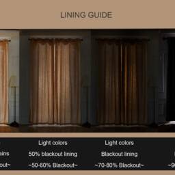 Tab Top Linen Curtain Panel, Farmhouse Style - thumbnail 4