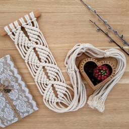 Macrame Plant Hanger Wall Hanging Planter Plant Pot Holder Bohemian Decor Boho Home Indoor Wall - thumbnail 2