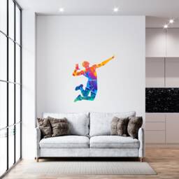 Basketball Wall Stickers , Art Gifts Boys Bedroom Decor Lover - Thevinylcreations - thumbnail 2