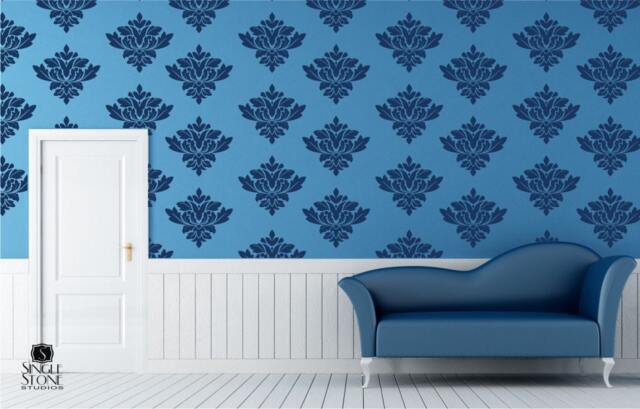 Wall Decals Baroque Pattern - Vinyl Art Stickers Custom Home Decor - image 1