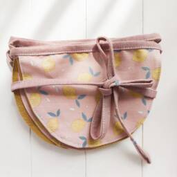Lemon Linen Garland Pastel Scandinavian Bunting, Nursery Decor - thumbnail 2