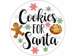 Cookies For Santa Wreath Sign, Cookie Wreath Xmas Cookie Christmas Cookies Sign Wreaths - thumbnail 1