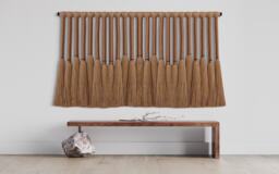 Made To Order/Large Neutral Wall Hanging/Contemporary Art/Fiber Arts/Wall Decor/Tapestry/Boho Art/Custom Art