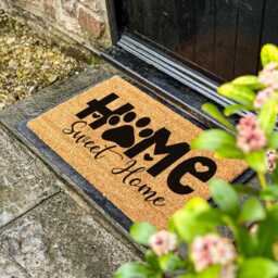Home Sweet - A Classic & Cozy Doormat Perfect For Creating A Warm, Welcoming First Impression Custom New Gift Coir - thumbnail 2