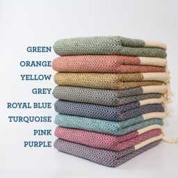 Personalised Soft Cotton Throw Blanket - Handwoven Sofathrow 2nd Anniversary Gift Christmas Gift - thumbnail 4