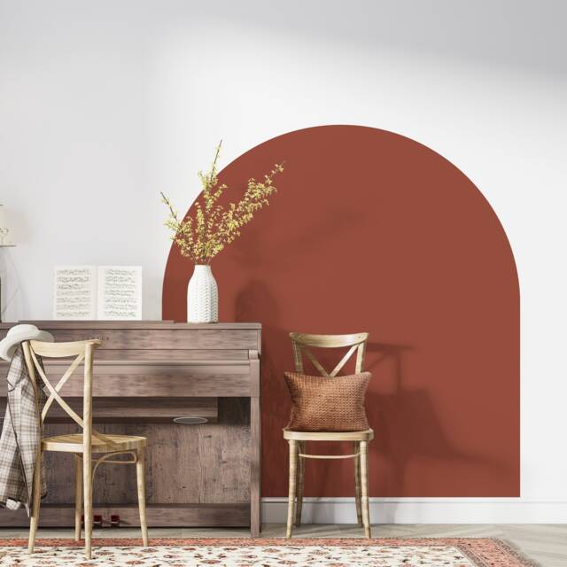 Terracotta Arch Wall Decal Headboard Sticker, Bedroom Decor - image 1