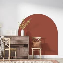 Terracotta Arch Wall Decal Headboard Sticker, Bedroom Decor - thumbnail 1