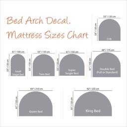 Terracotta Arch Wall Decal Headboard Sticker, Bedroom Decor - thumbnail 3