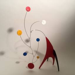 Small Modern Art Sculpture Mobile - Kinetic Tabletop Decor Tresor Home - thumbnail 3