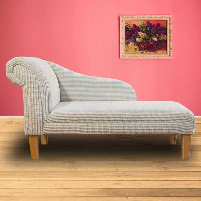 Cream Brick Chaise Longue - Indoor Sofa Lounger Handmade in Britain - image 1
