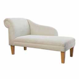 Cream Brick Chaise Longue - Indoor Sofa Lounger Handmade in Britain - thumbnail 2