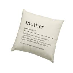 Mother Definition Cotton Canvas Cushion Cover - Gift For Mum - thumbnail 2