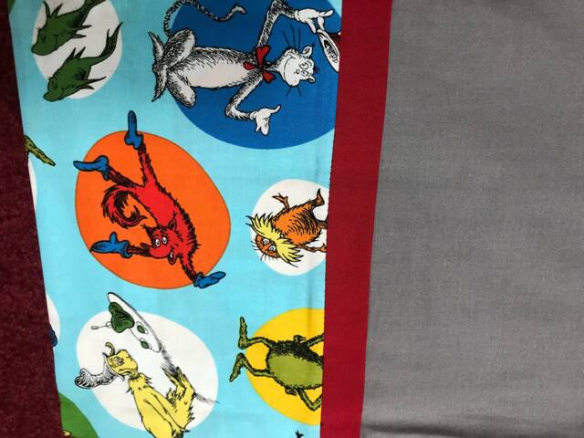 Kids Pillowcases/2 Standard Size Dr Seuss Pillowcases/Pillowcases For Christmas/Stocking Stuffers Gifts/Custom Pillowcases Add Child Name - image 1