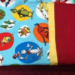 Kids Pillowcases/2 Standard Size Dr Seuss Pillowcases/Pillowcases For Christmas/Stocking Stuffers Gifts/Custom Pillowcases Add Child Name - thumbnail 2