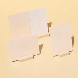 Sleek Wooden Business & Jewelry Card Display - Perfect For & Displays - thumbnail 4