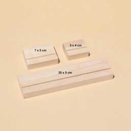 Sleek Wooden Business & Jewelry Card Display - Perfect For & Displays - thumbnail 3