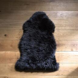 Natural Sheepskin Rug Soft Wool Fibre Rug - 86x55cm - thumbnail 3