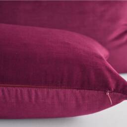 Pink Velvet Pillow Cover, Decorative Pillow, Euro Sham, Modern 20 X 20, 22 22, 24 24, 26 26, Wholesale Pillows - thumbnail 2
