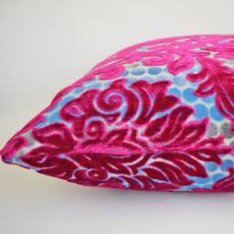 Pink Velvet Pillow Cover, Decorative Pillow, Euro Sham, Modern 20 X 20, 22 22, 24 24, 26 26, Wholesale Pillows - thumbnail 3