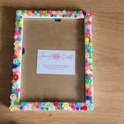 Colourful 3D Acrylic Flower Photo Frame 5 X 7 Inches - thumbnail 3