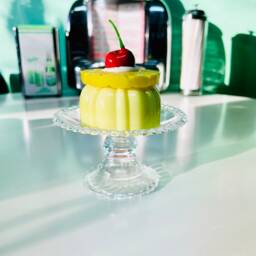 Pineapple Ice Cream Mini Colorful Jelly Cake Fake Food Dopamine Decor Quirky Funky Kitschy Retro Pop Art - thumbnail 2
