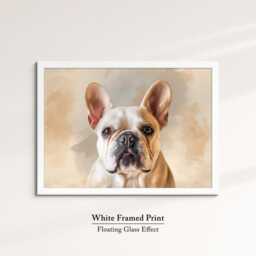 French Bulldog Abstract Pastel Oil Painting Framed Print & Canvas Large Luxury Wall Art Poster Pet Home Decor Interior Dog Gift Idea - thumbnail 3