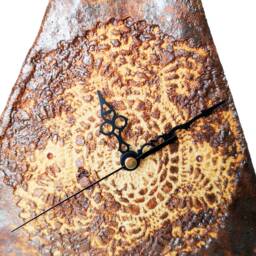 Tetraclock Ceramic Clock - The Best Original Unique Gift For Loved Ones, Handmade Clock, Desk Bracket Eco Friendly