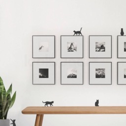 Kitty Cat Pattern Wall Decal . Stickers Decals - Lswp-Ap0065Nf - thumbnail 3