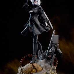 Black Protocol - Android Warrior Philosophical Sci-Fi 2B Resin Figure 16K - thumbnail 2