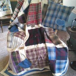 Country Patch Blanket, Custom Memory Loved Ones Blanket - thumbnail 2