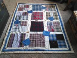 Country Patch Blanket, Custom Memory Loved Ones Blanket - thumbnail 1