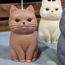 Cat Candle. Large Decorative Candle For Lovers - thumbnail 3