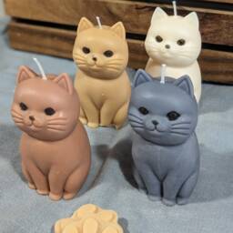 Cat Candle. Large Decorative Candle For Lovers - thumbnail 2